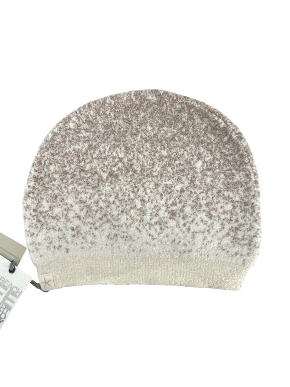 Barefoot Dreams CozyChic Lite Confetti Beanie Cream Taupe One Size NWT